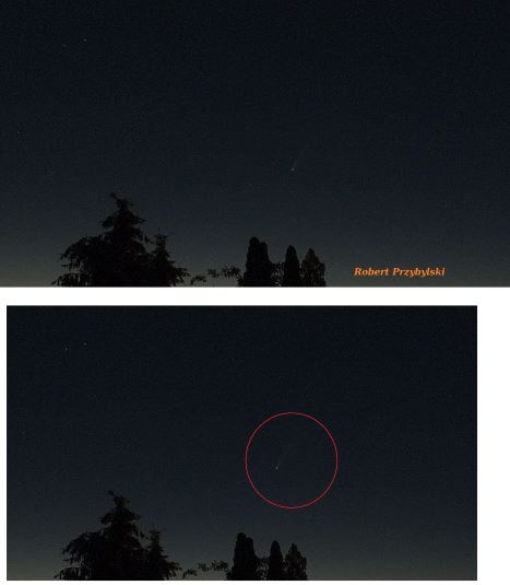 Neowise nad Tarnowem